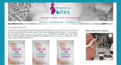 Desktop Screenshot of pregnancybites.com